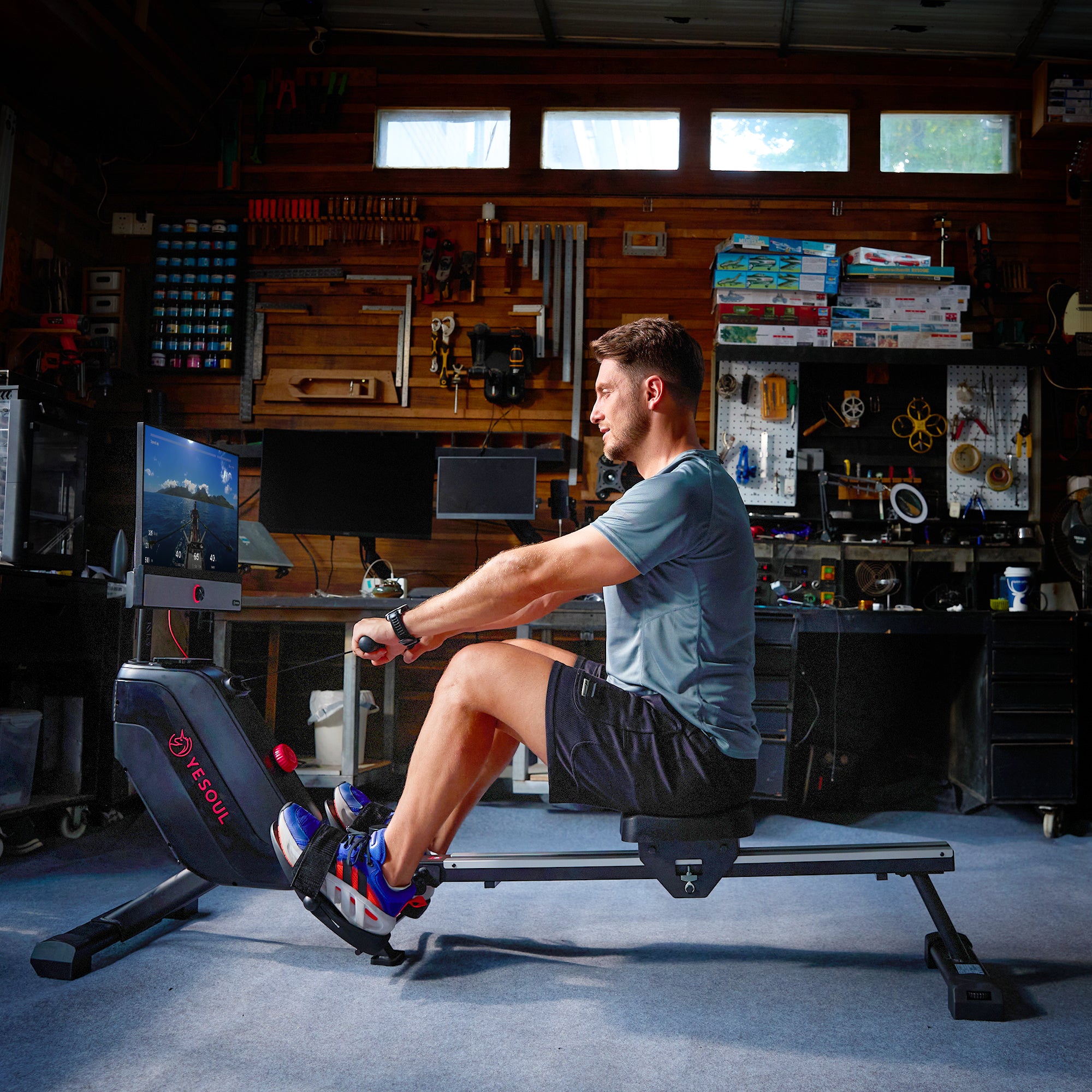 Yesoul R1M Plus (Rowing Machine+Screen)